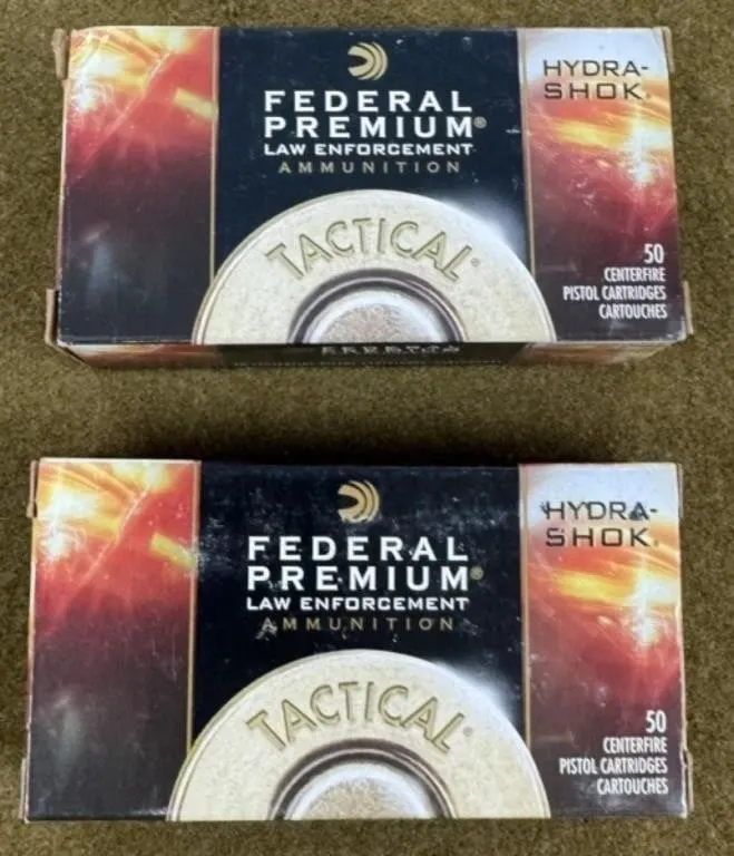 100 rnds Federal 9mm Ammo