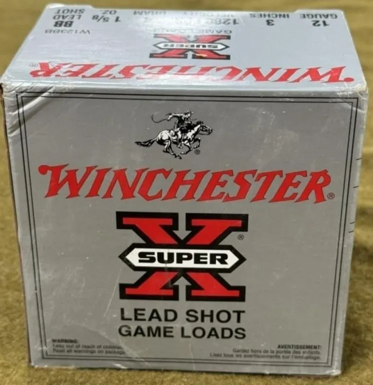 25 rnds Winchester 12 ga 3" Shotshells