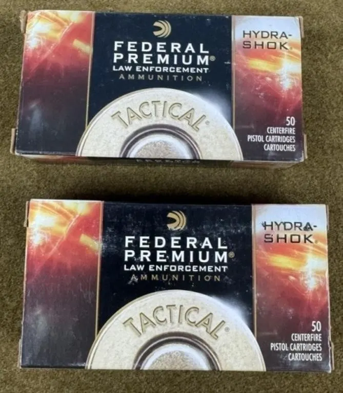 100 rnds Federal 9mm Ammo