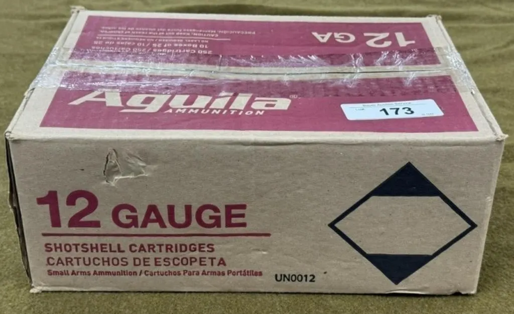 250 rnds Aguila 12 ga Shotshells