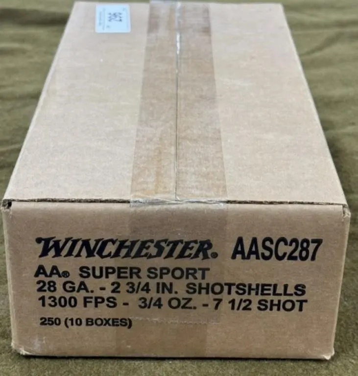 250 rnds Winchester AA 28 ga Shotshells