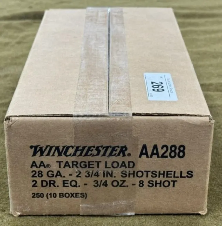 250 rnds Winchester AA 28 ga Shotshells