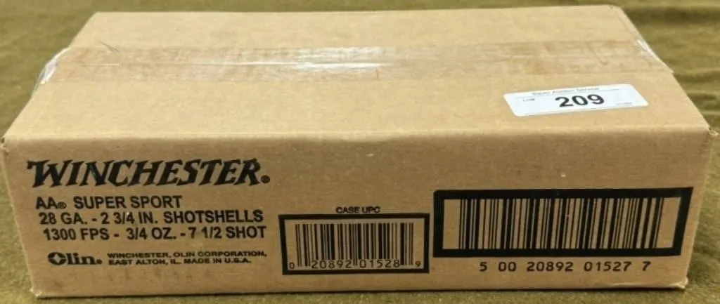 250 rnds Winchester AA 28 ga Shotshells