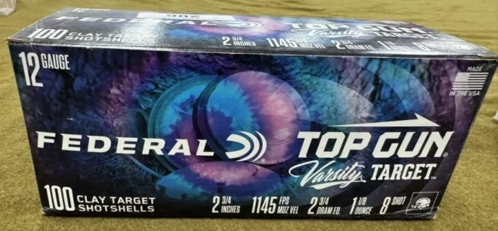 100 rnds Federal 12 ga Shotshells