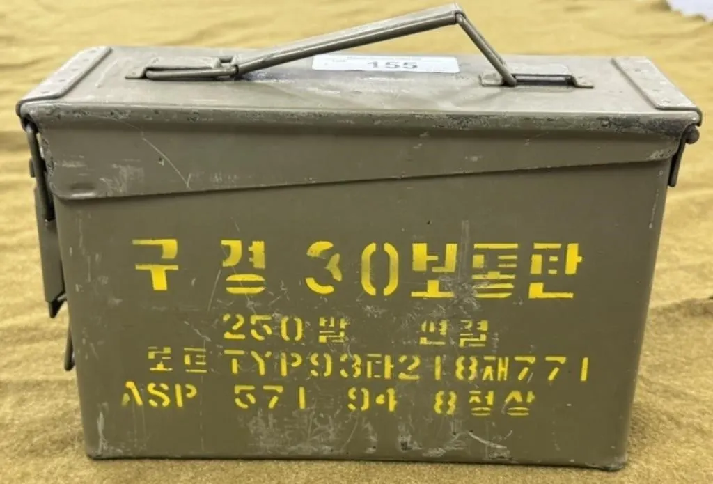 250 rnds Military .30-06 Ammo & Metal Can