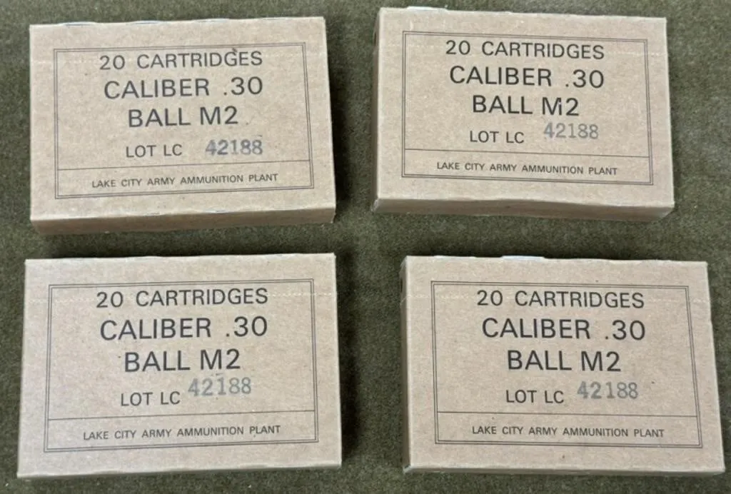 100 rnds Military .30-06 Ammo