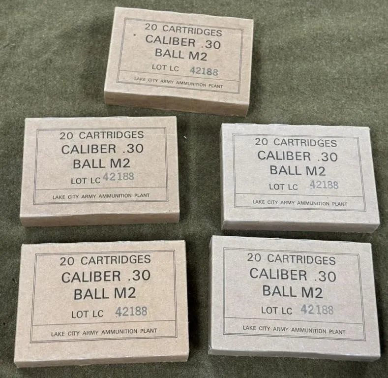 100 rnds Military .30-06 Ammo