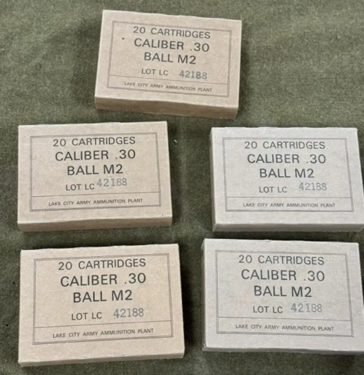 100 rnds Military .30-06 Ammo
