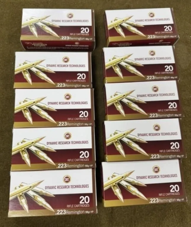 200 rnds DRT .223 Ammo