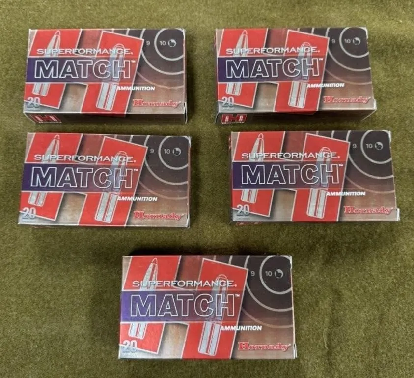 100 rnds Hornady Match .308 Ammo