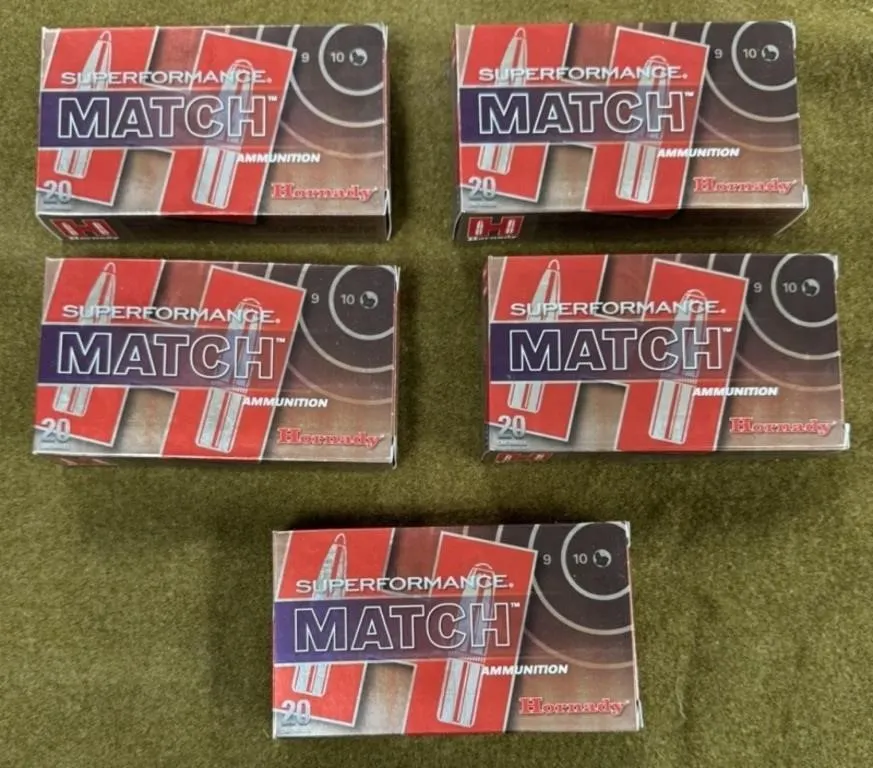 100 rnds Hornady Match .308 Ammo