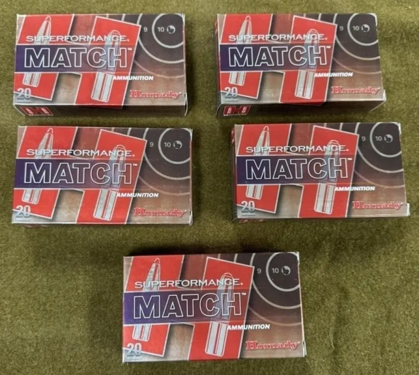 100 rnds Hornady Match .308 Ammo
