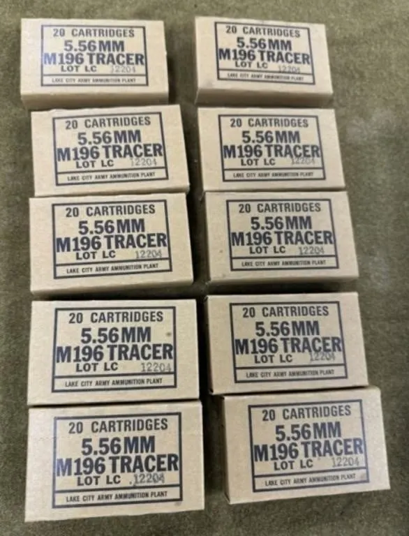 200 rnds 5.56mm Tracer Ammo