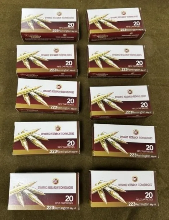 200 rnds DRT .223 Ammo