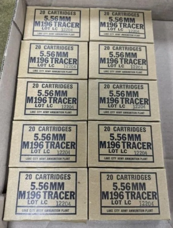200 rnds 5.56mm Tracer Ammo
