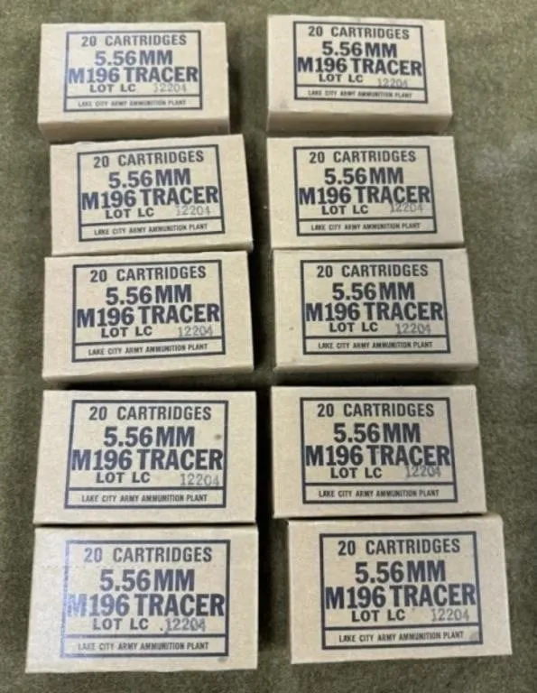200 rnds 5.56mm Tracer Ammo