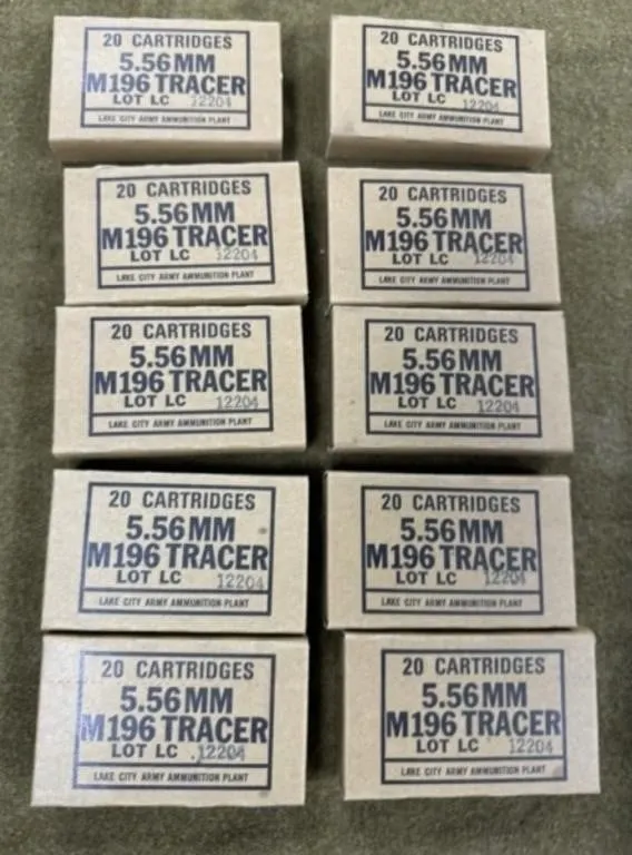 200 rnds 5.56mm Tracer Ammo