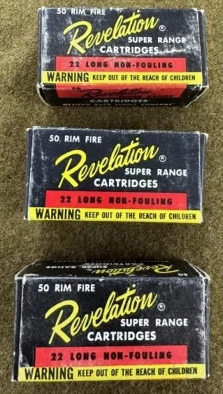 150 rnds Revelation .22 Long Ammo