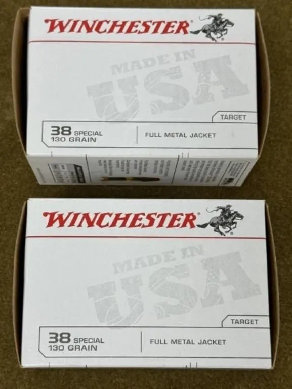 200 rnds Winchester .38 Spl Ammo