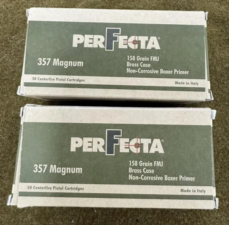 100 rnds Perfecta .357 Mag Ammo