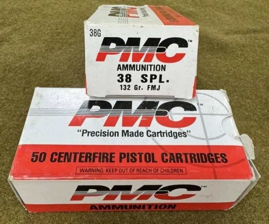 100 rnds PMC 38 Spl Ammo