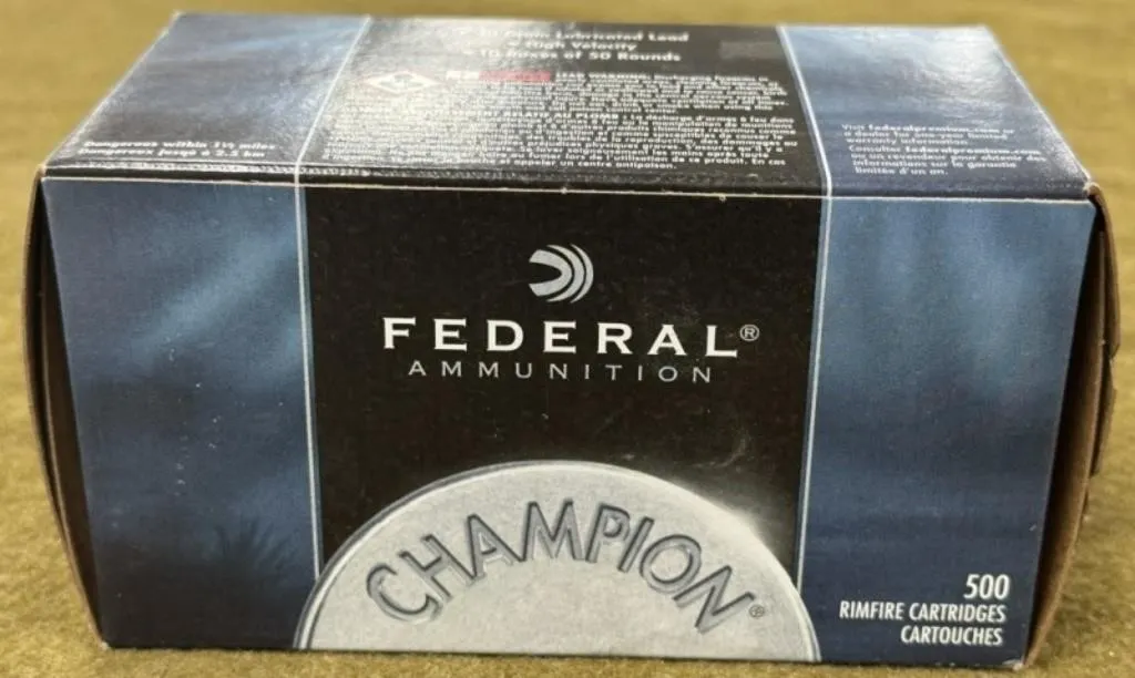 500 rnds Federal .22 LR Ammo