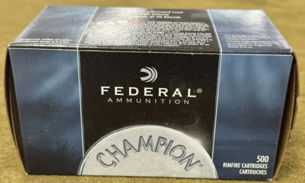 500 rnds Federal .22 LR Ammo