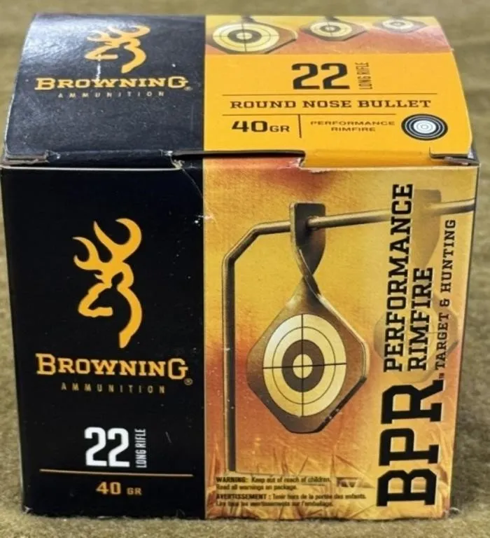 400 rnds Browning .22 LR Ammo
