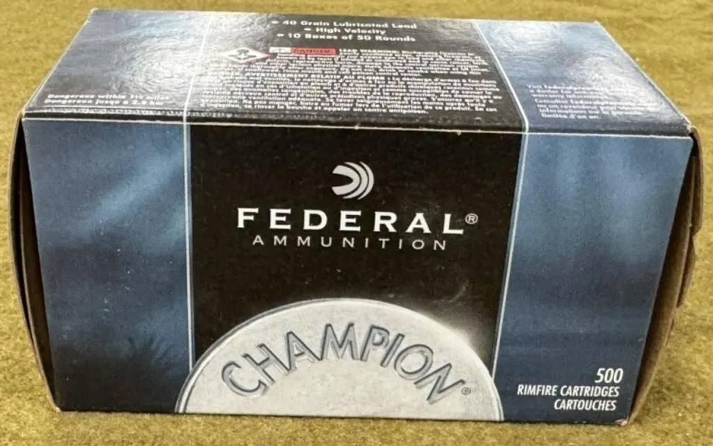 500 rnds Federal .22 LR Ammo