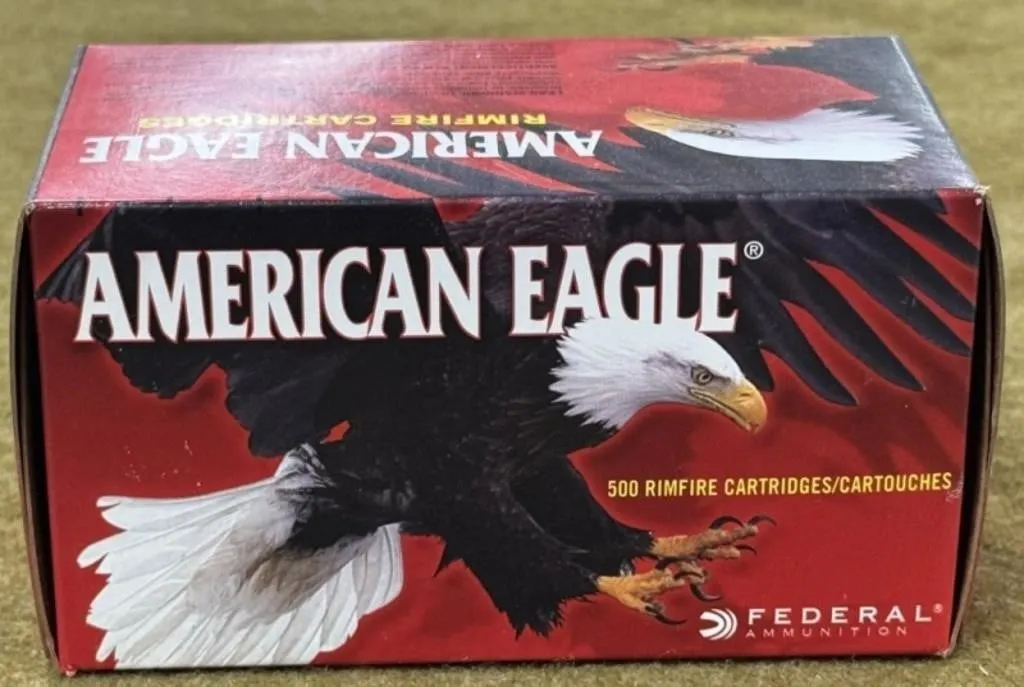 500 rnds American Eagle .22 LR Ammo