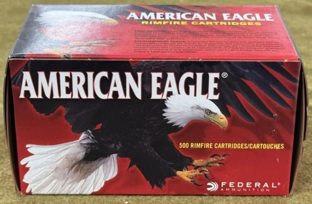 500 rnds American Eagle .22 LR Ammo