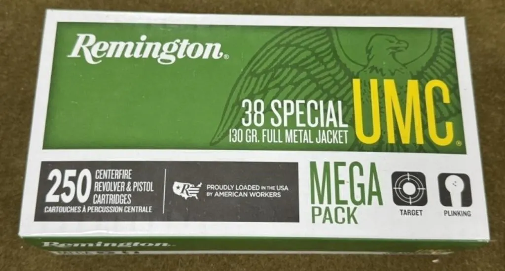 250 rnds Remington .38 Spl Ammo