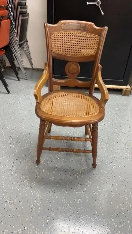 Oak Cane Chair