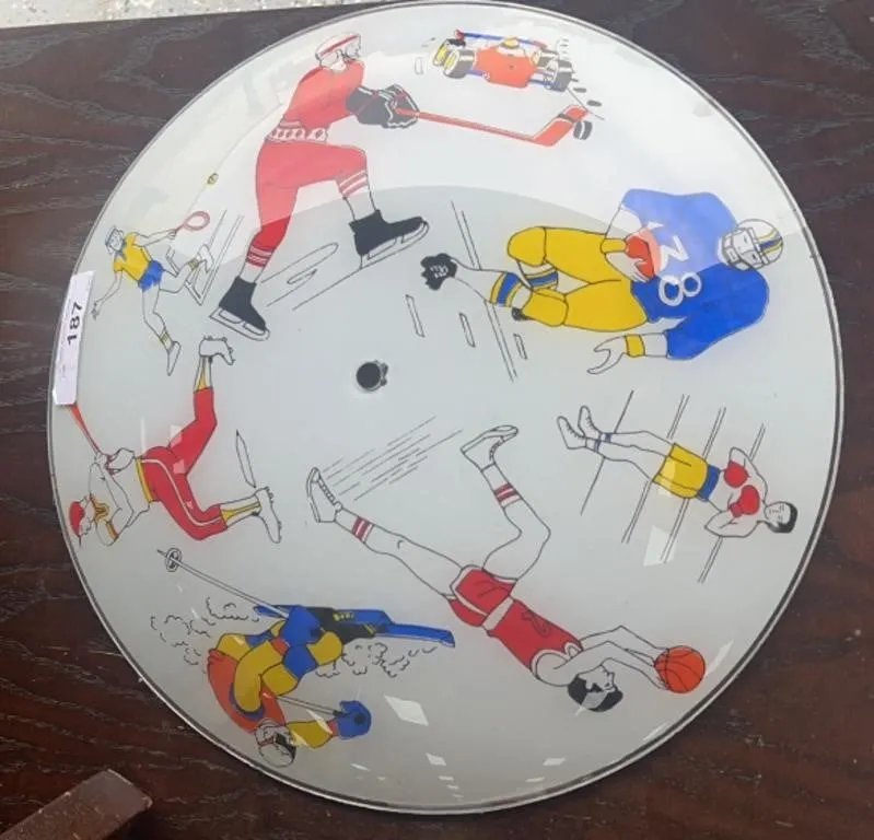 VTG Glass Sports Wall Lamp Shade
