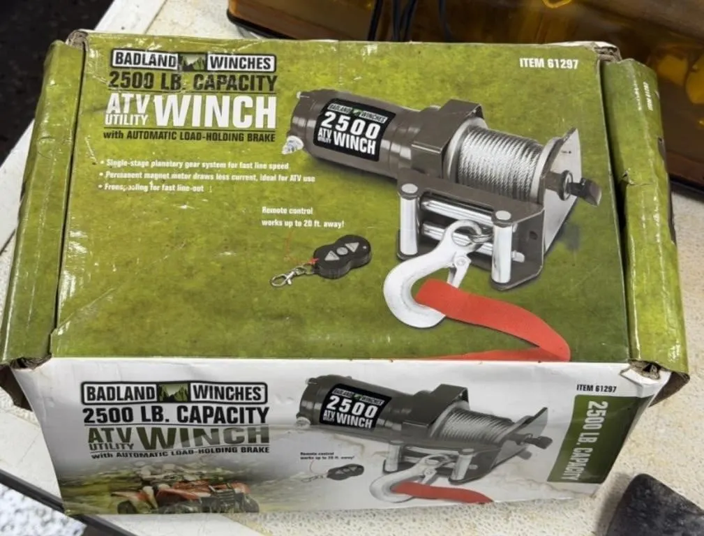 2500lb ATV Winch