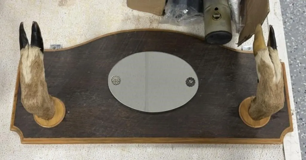 Deer Coat Rack w/ Mirror