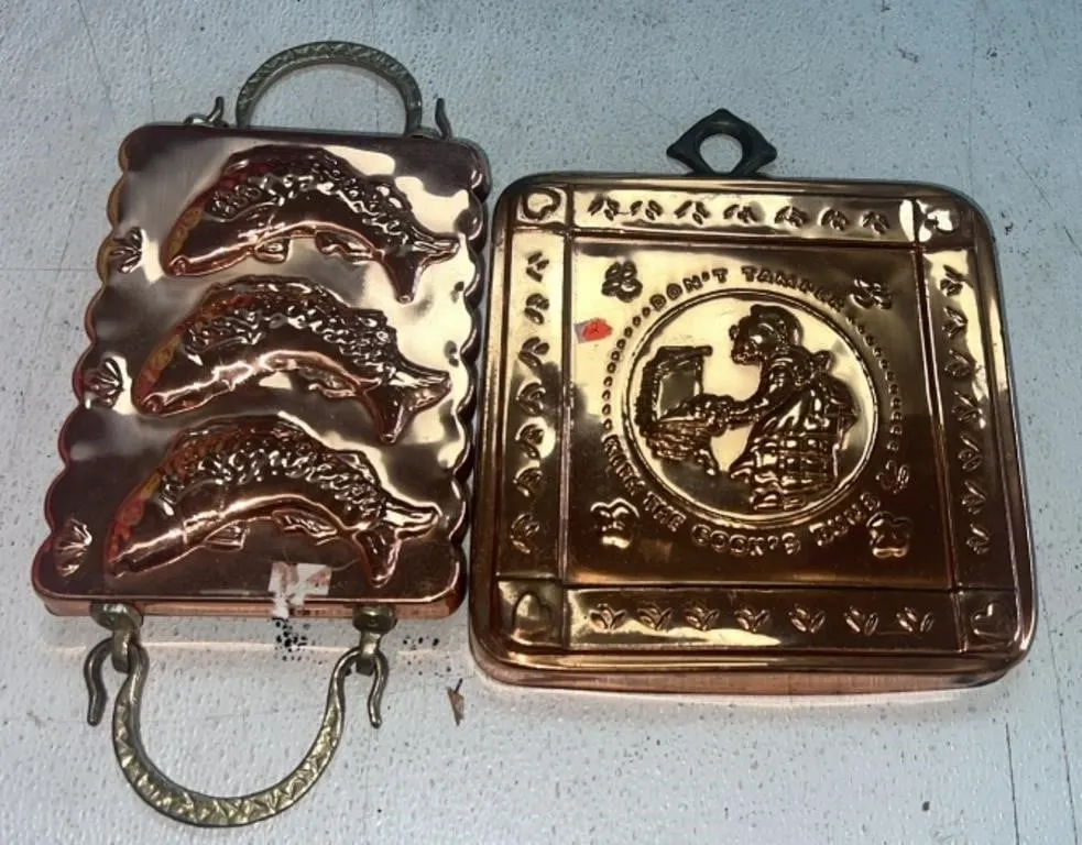Two Copper Molds