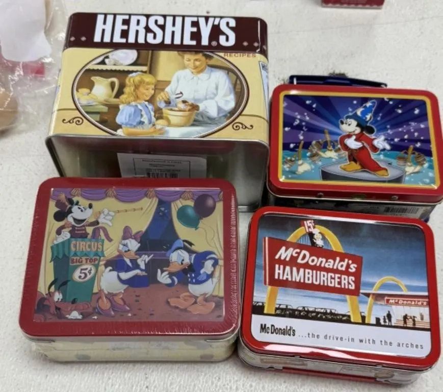 Collector Tins and Lunch Boxes