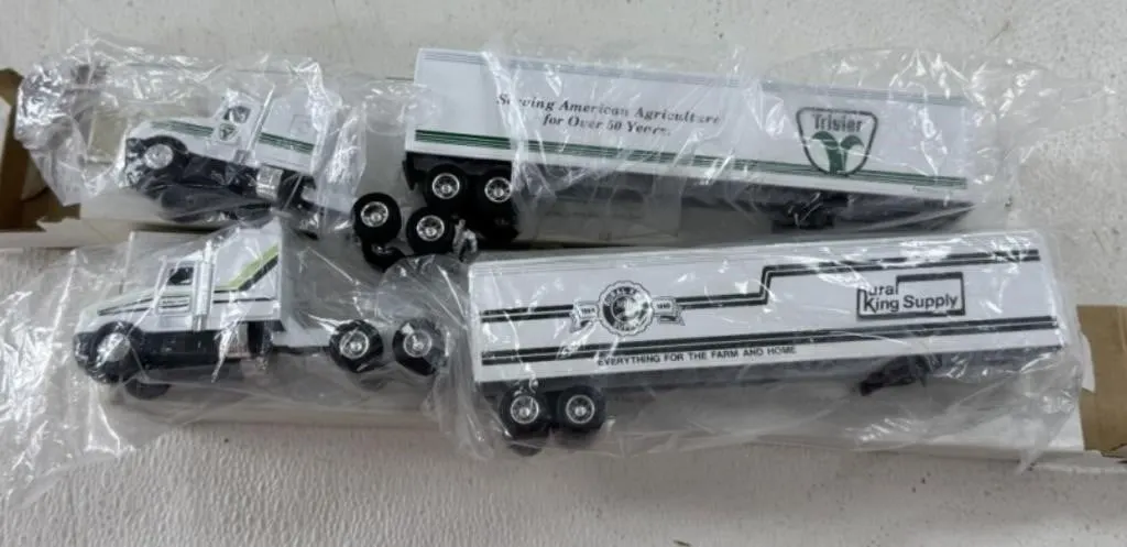 2 - 1/64 Scale Tractor Trailers