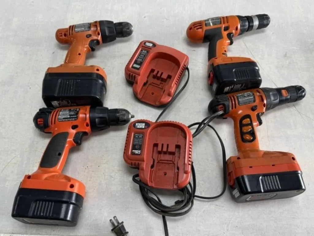 4 - Black & Decker Drills