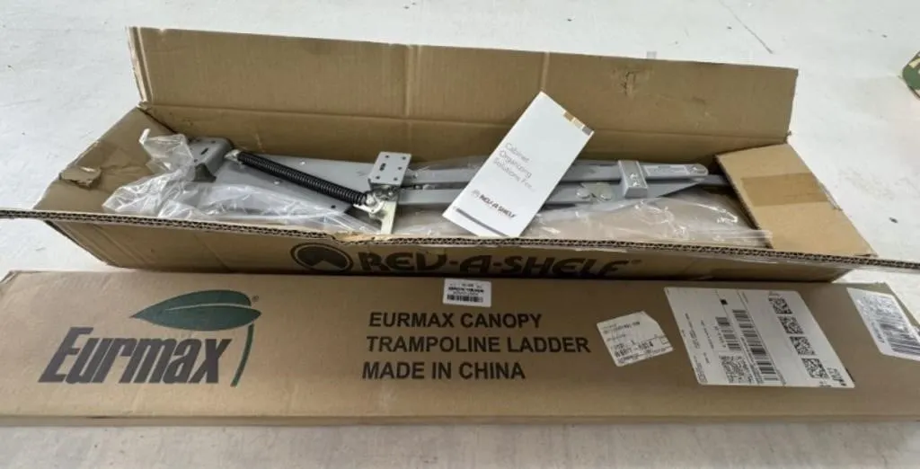 Trampoline Ladder and Rev-A Shelf