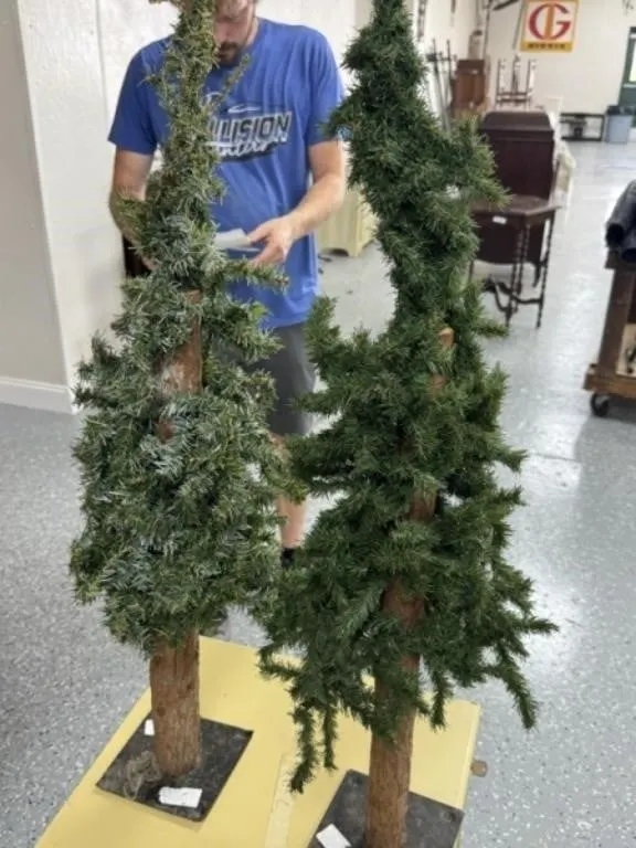 2 - 3' Christmas Trees