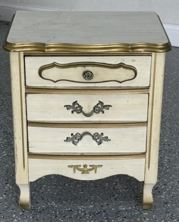 Small French Provincial Night Stand