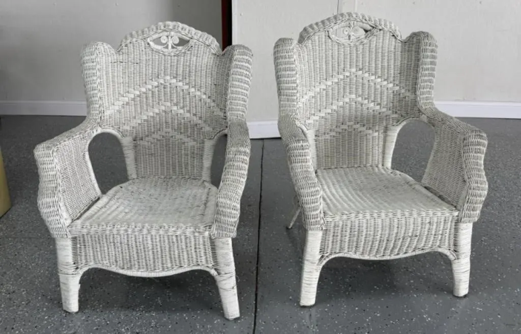 2 - Wicker Chairs