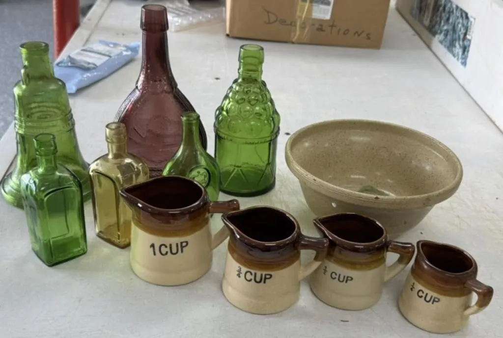 Decorative Bottles and Stoneware