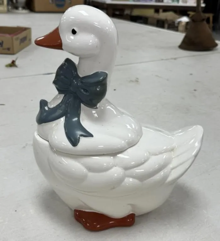 Goose Cookie Jar