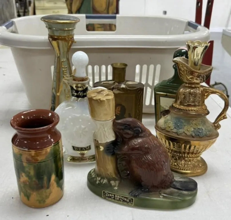 Decanters and Nice Vase