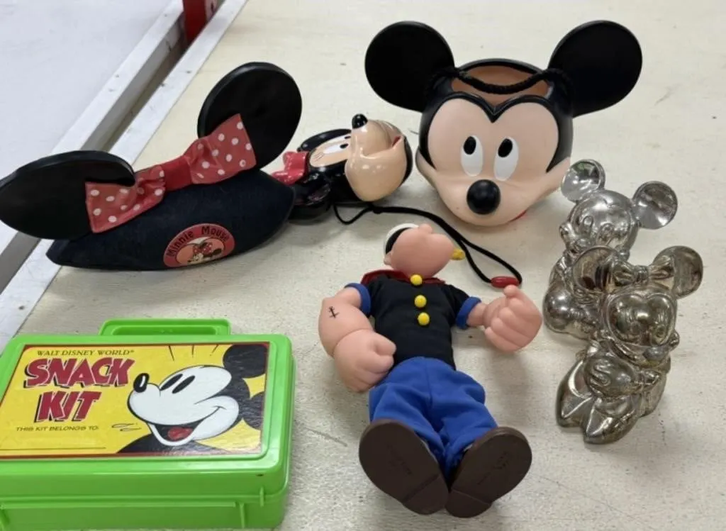 Mickey Mouse and Popeye