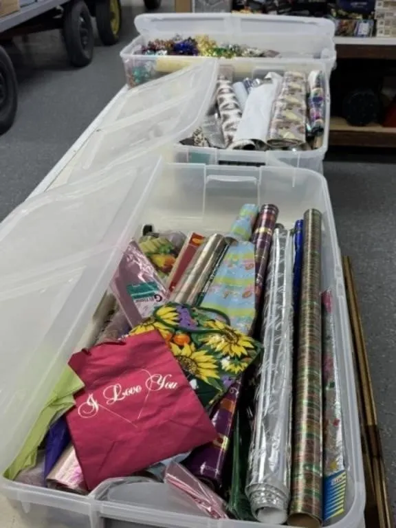 3 - Totes Of Holiday Gift Wrap
