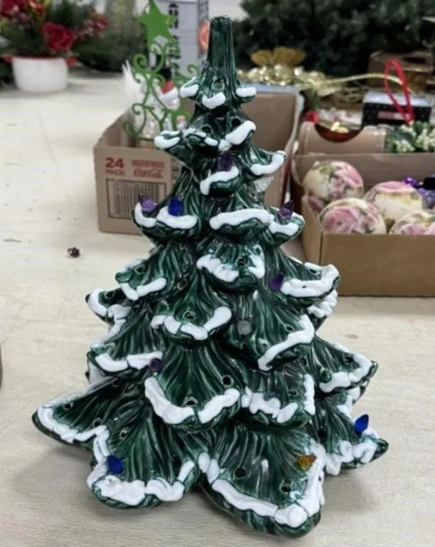 14" Ceramic Christmas Tree